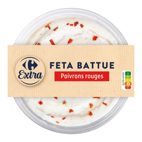 Carrefour Extra tarti feta poivron rouge 140g