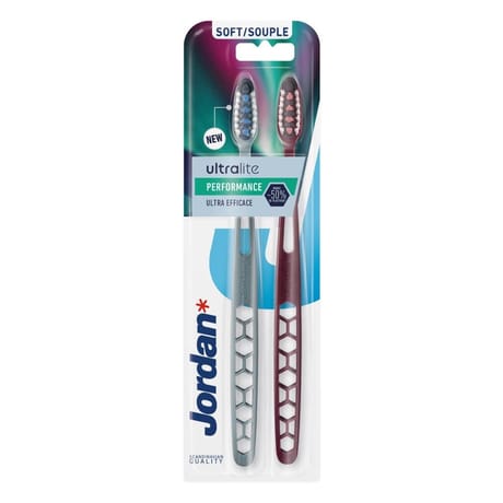 Brosses à dents adulte ultralite souple x2