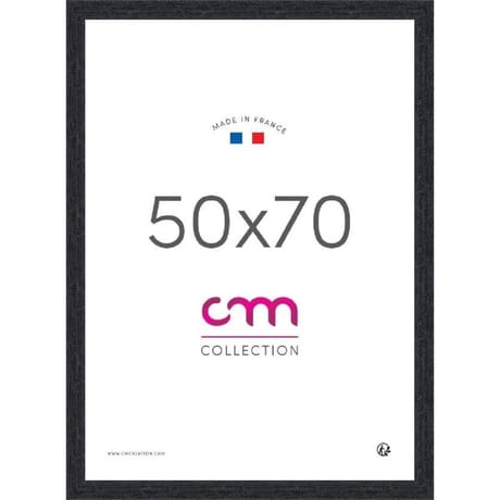 Cadre photo 50x70cm riviera noir