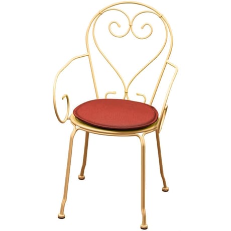 Galette ronde diam 38cm terracotta