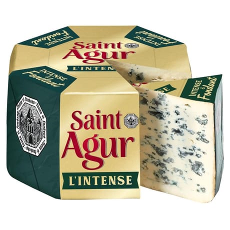 Saint Agur l'intense au lait pasteurisé
