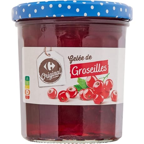 Carrefour original gelée de groseilles - 370g