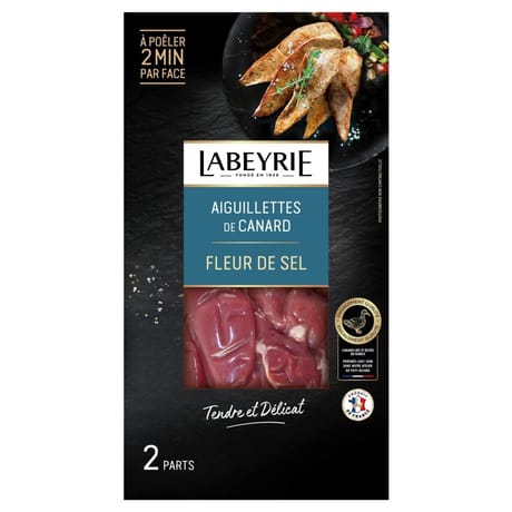 Labeyrie aiguillettes de canard fleur de sel 280g