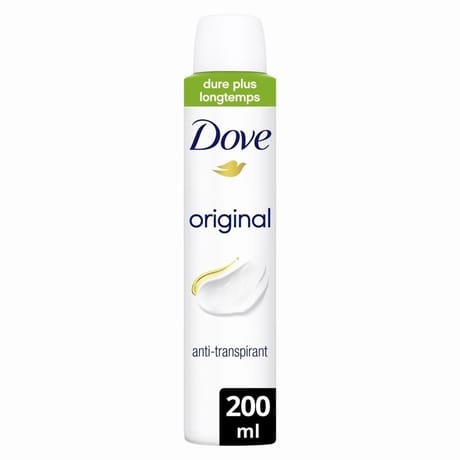Dove déodorant spray semi-compressé anti-transpirant original 200ml