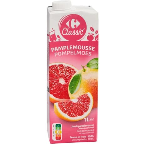 Carrefour classic' jus pamplemousse 1l