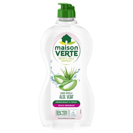 Maison verte liquide vaisselle aloe vera 500 ml