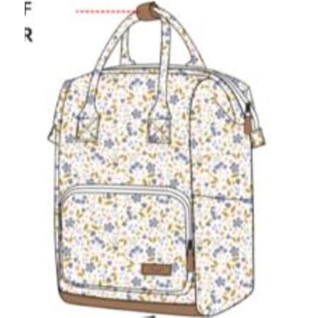 Sac à dos brasilia fleur
