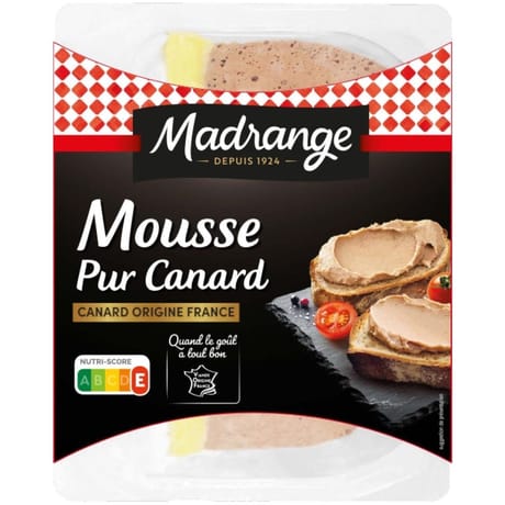 Madrange mousse pur canard origine France 150g