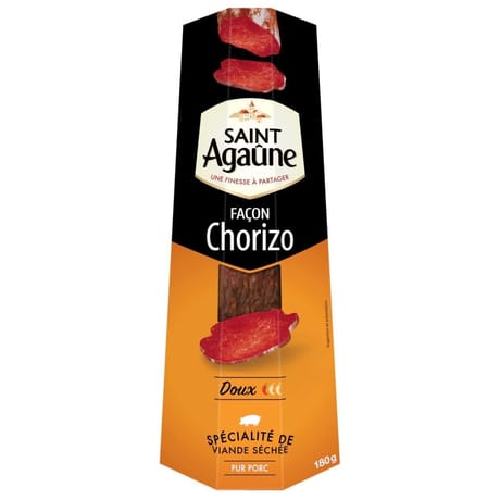 Saint Agaune chorizo doux 180g