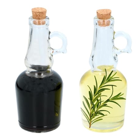 Bouteille d'huile et vinaigre