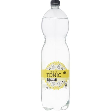 Carrefour sensation soda fresh tonic zéro  1.5l