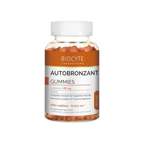 Biocyte autobronzant gummies x 60