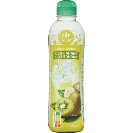 Carrefour classic' sirop kiwi banane 75cl