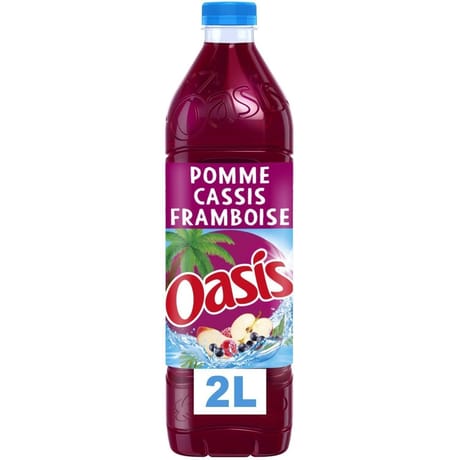 Oasis pomme cassis framboise 2L