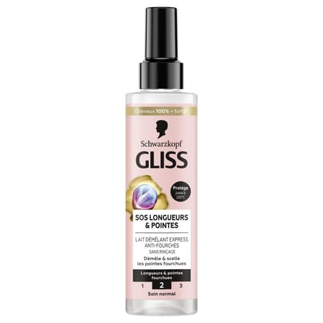Gliss lait démêlant sos longueurs & pointes 200ml