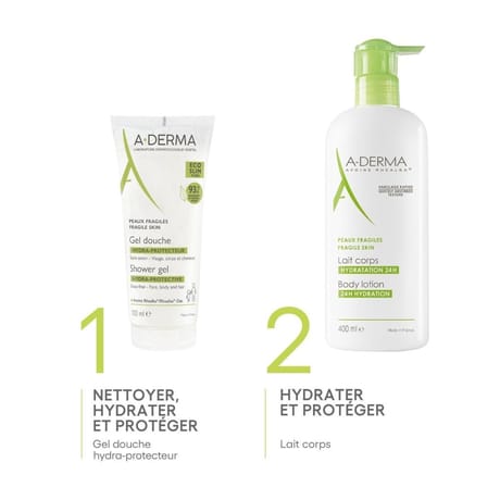 A-derma indispensables gel douche hydra-protecteur 750ml