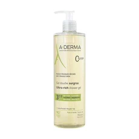 A-derma indispensables gel douche surgras 750ml
