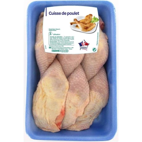 Cuisse poulet blanc x6