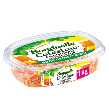 Bonduelle coleslaw à la moutarde à l'ancienne 1000g