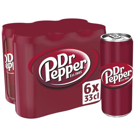 Dr pepper slim 6x33cl