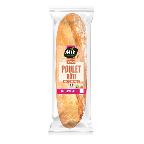 Mix buffet baguette poulet roti 225g