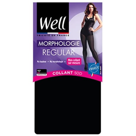 Collant opaque morphologie Well NOIR FORM+1.65