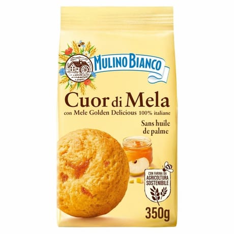 Mulino bianco biscuits cuor di mela estero 250g