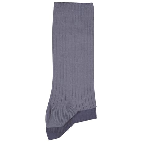 2 paires de mi chaussettes unies fil d' écosse homme Bleuforêt EX1 TEMPETE/ BLEU ARDOISE 43\46