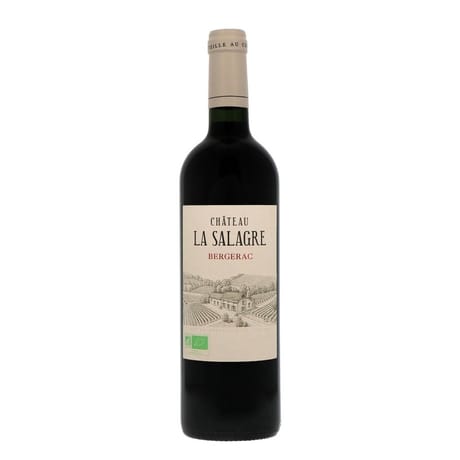 Carrefour bio chateau la salagre bergerac bio 13.5% 75cl