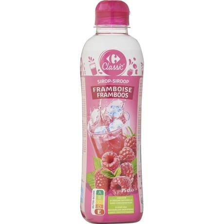 Carrefour classic' sirop framboise 75cl