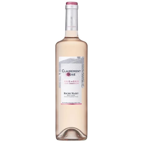 Clairement grenache gris de gris roche mazet 75cl 12%vol