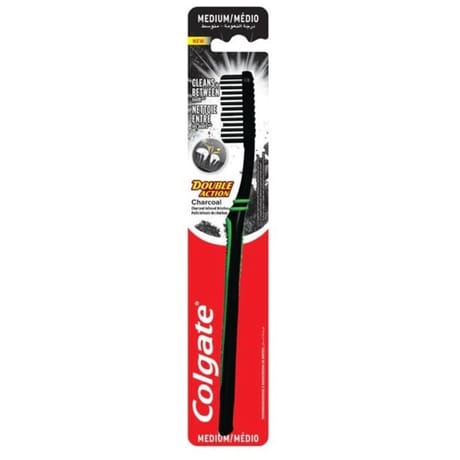 Colgate brosse à dents action chacoal medium