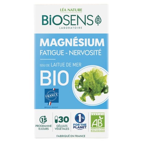 Biosens complément alimentaire magnesium bio x30 - 15g