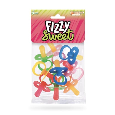 Fizzy sweet tétines party sachet 42g
