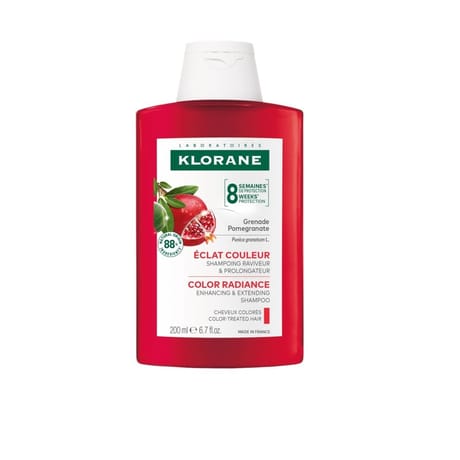 Klorane grenade shampoing cheveux colorées  200ml