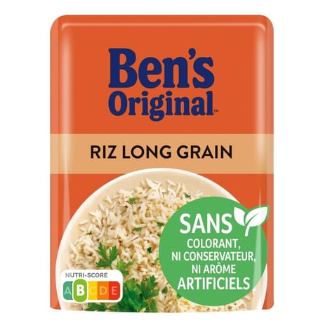 Ben's original riz micro ondable long grain 220g