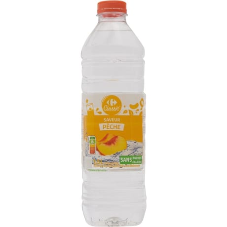 Carrefour classic' eau saveur pêche 1.5l