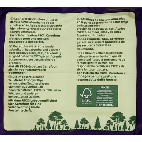 Carrefour soft culottes fuites urinaires taille l absodys x8