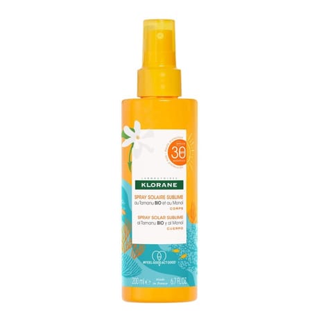 Klorane solaires spray sublime spf30 au Tamanu monoi 200ml