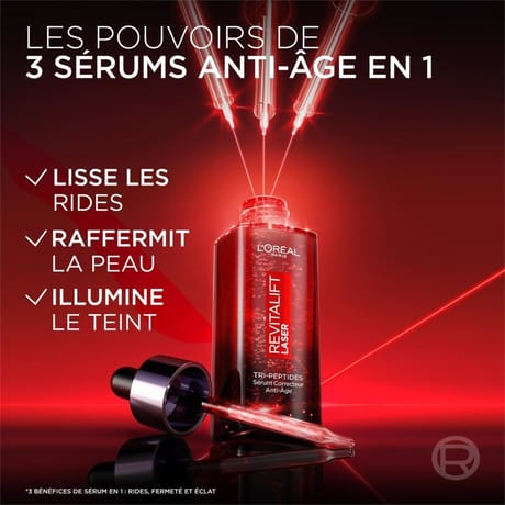 L'oréal paris revitalift laser tri-peptides sérum correcteur anti-âge 50ml