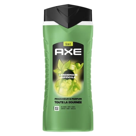 Axe gel douche homme 5en1 lendemain difficile 400ml