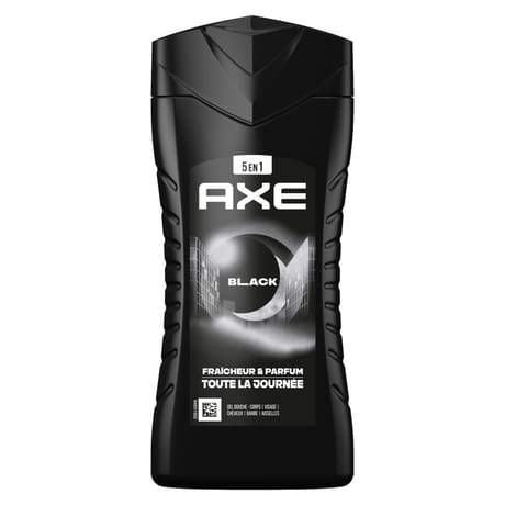Axe gel douche homme 5en1 black 250ml