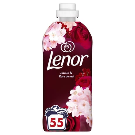 Lenor liquide adoucissant jasmin & rose de mai 55 doses 1.155l