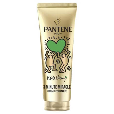 Pantene pro-v x keith haring art collection lisse & soyeux après-shampoing