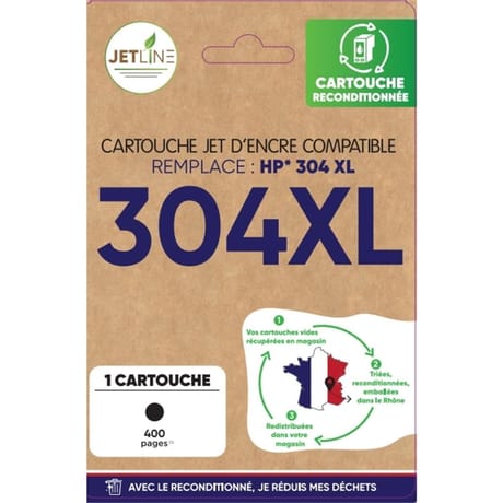 Jetline cartouche encre H-304 XL NOIR