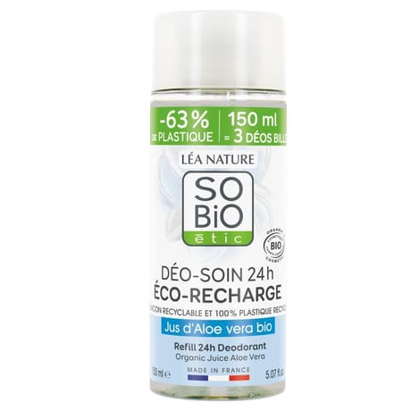 So bio recharge déodorant aloe coe 150ml