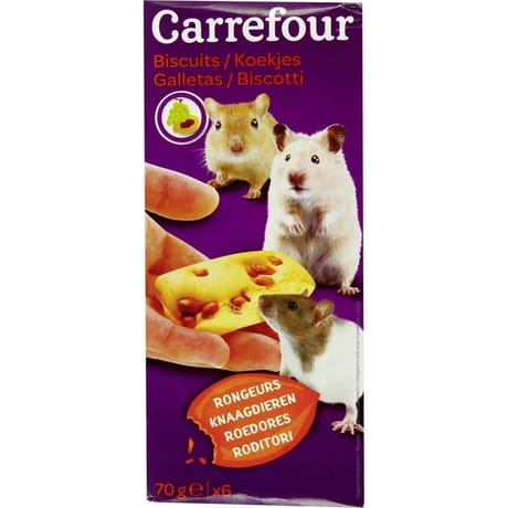 Carrefour biscuits pour rongeurs 70g