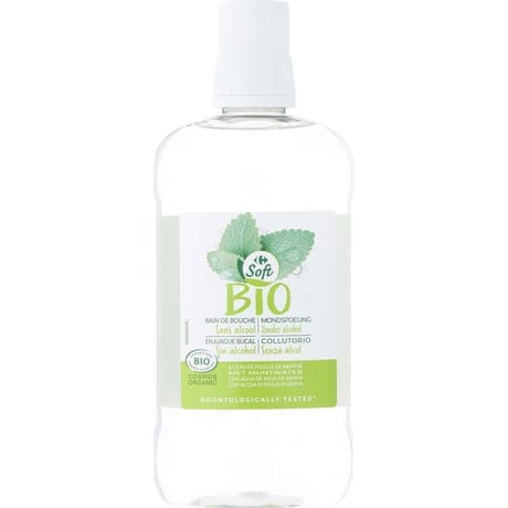 Carrefour soft bio bain de bouche 500ml