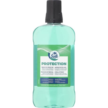 Carrefour soft bain de bouche protection 500ml
