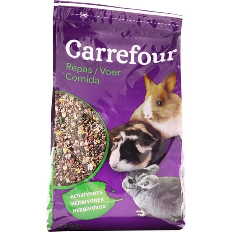 Carrefour repas pour rongeurs herbivores 1.2kg